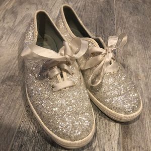 Kate spade glitter keds